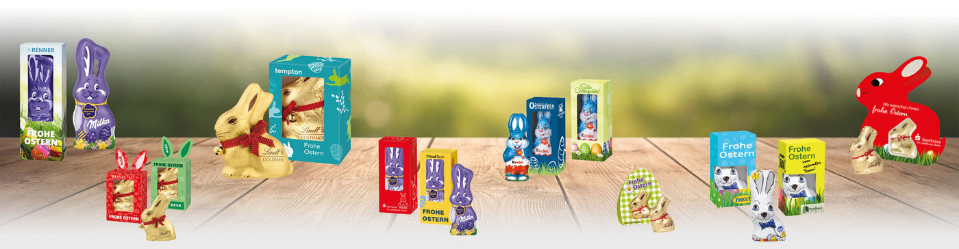 Osterhasen mit Logo