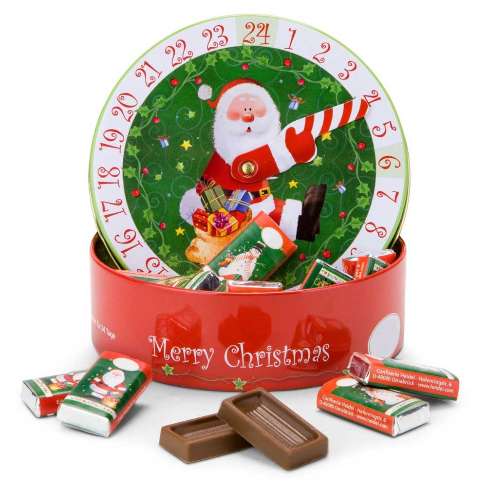 Runder Schokoladen Adventskalender