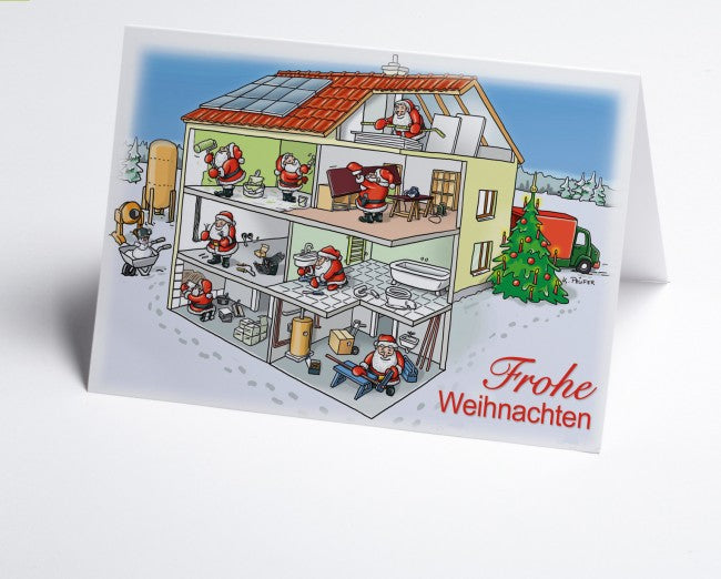 Weihnachtskarte Branche Innenausbau