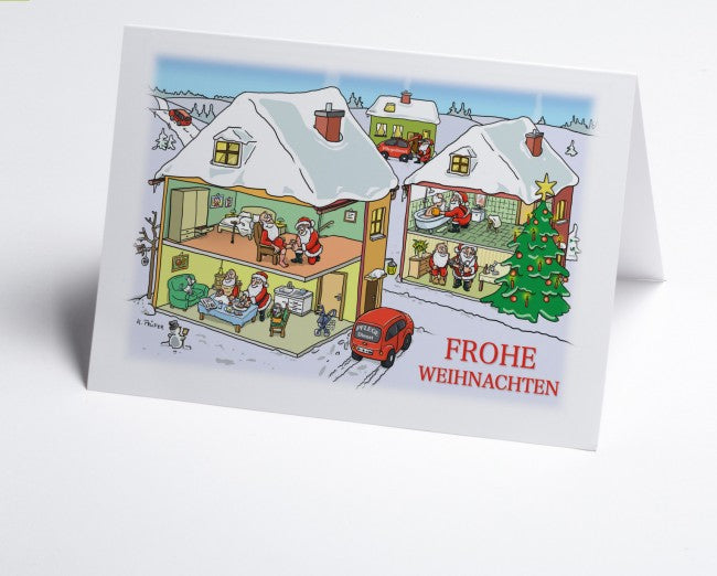 Weihnachtskarte Branche ambulante Pflege