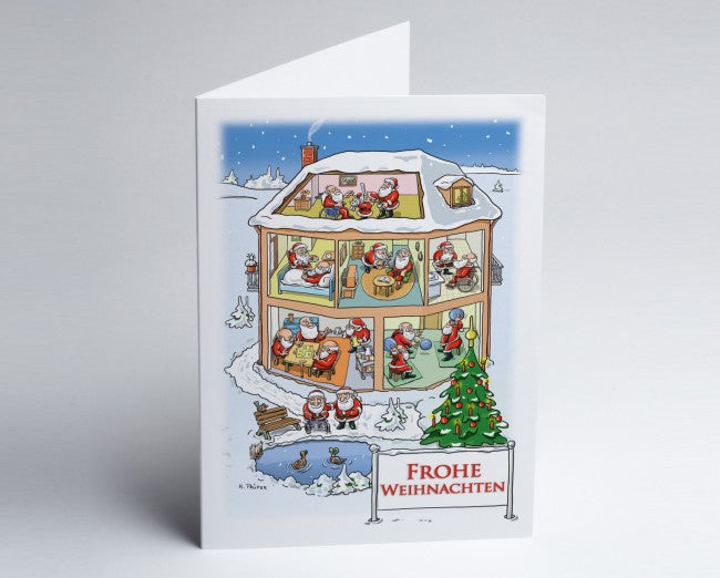 Weihnachtskarte Branche Altersheim/Pflege