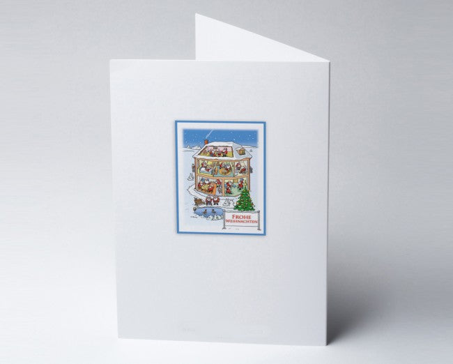 Logo-Weihnachtskarte Branche Altersheim/Pflege