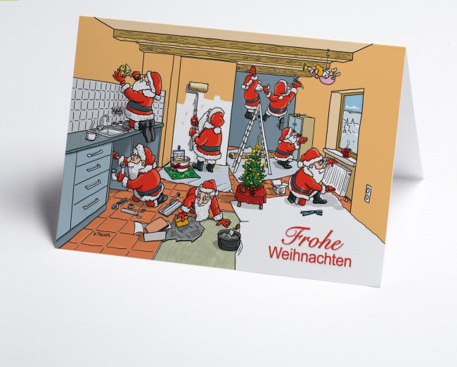 Weihnachtskarte Branche Innenausbau