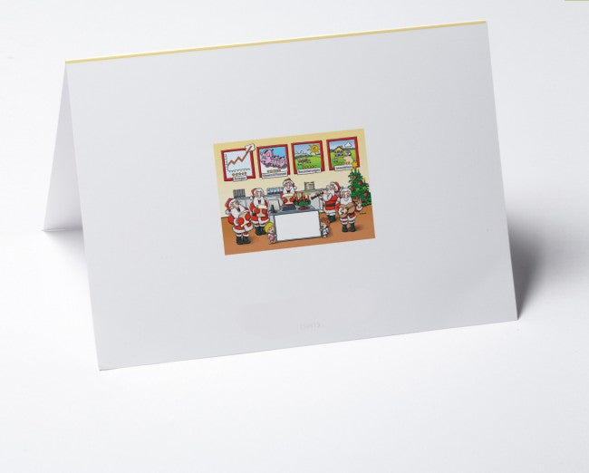 Logo-Weihnachtskarte Branche Finanzen