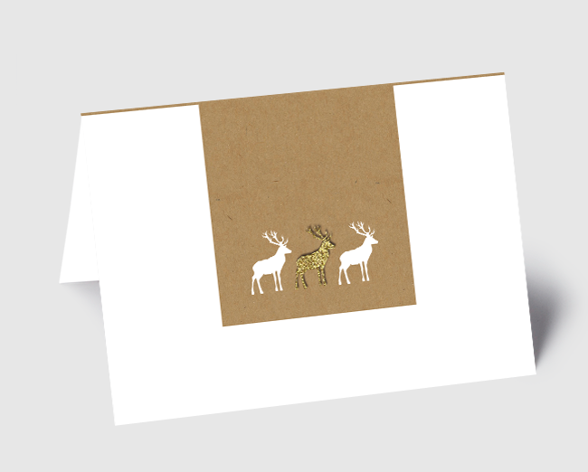 Weihnachtskarte internationale Grüße