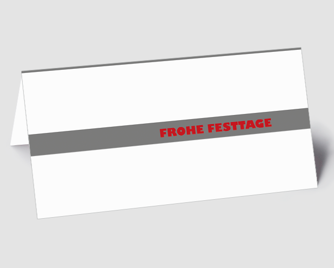 Weihnachtskarte Schriftkarte international