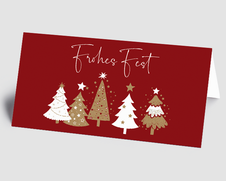 Weihnachtskarte Tannenglanz