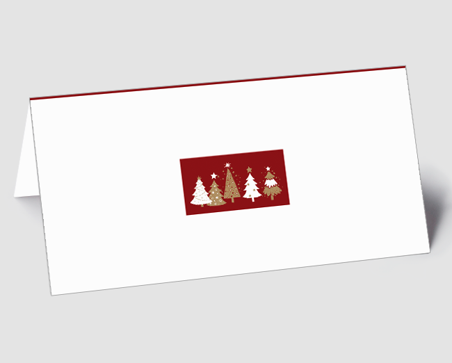 Weihnachtskarte Tannenglanz