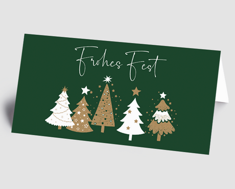 Weihnachtskarte Tannenglanz