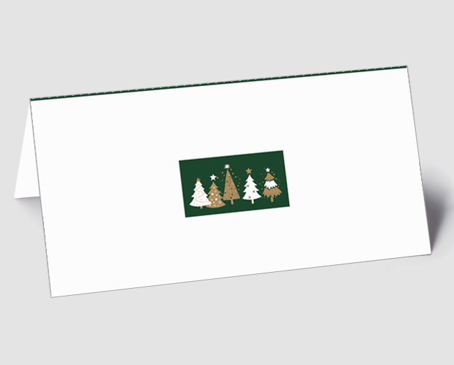 Weihnachtskarte Tannenglanz