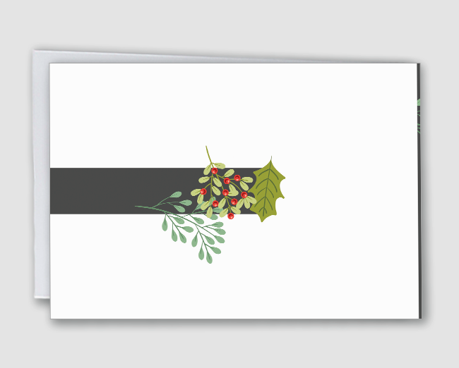 Weihnachtskarte Klassische Eleganz