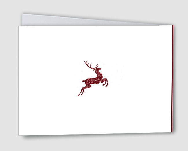 Weihnachtskarte Snow Deer