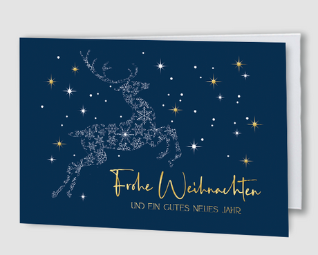 Weihnachtskarte Snow Deer