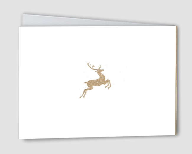 Weihnachtskarte Snow Deer