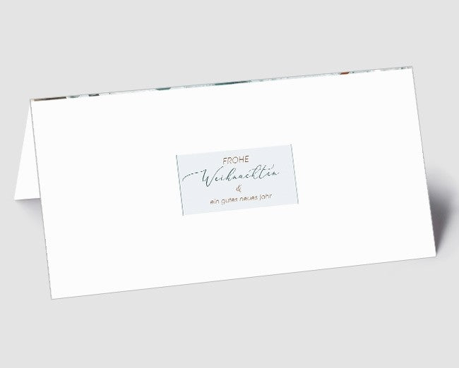 Weihnachtskarte Wintergesteck