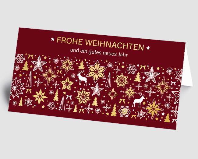 Weihnachtskarte Weihnachtszeit