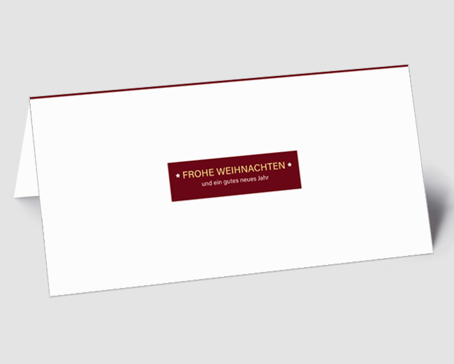 Weihnachtskarte Weihnachtszeit