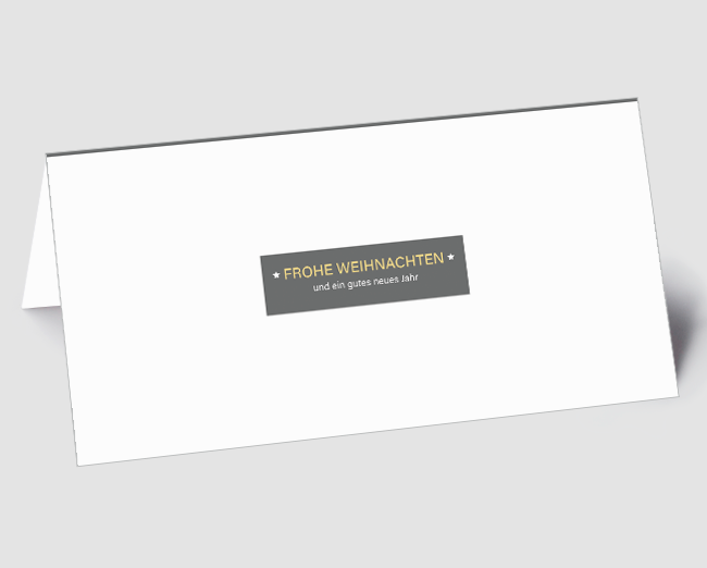 Weihnachtskarte Weihnachtszeit