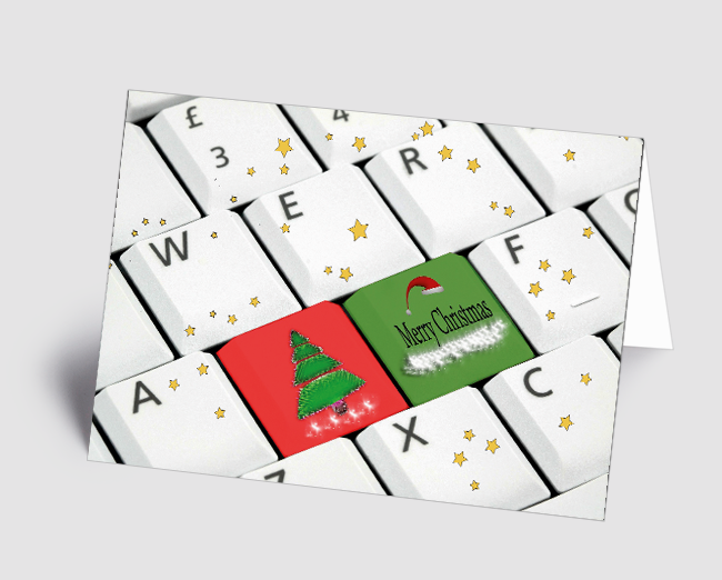 Weihnachtskarte Business