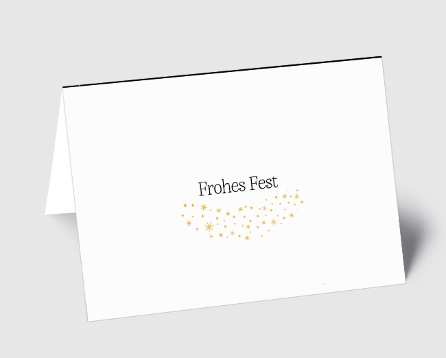 Weihnachtskarte Kerzenglanz