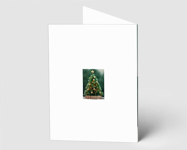 Weihnachtskarte Weihnachtsbaum