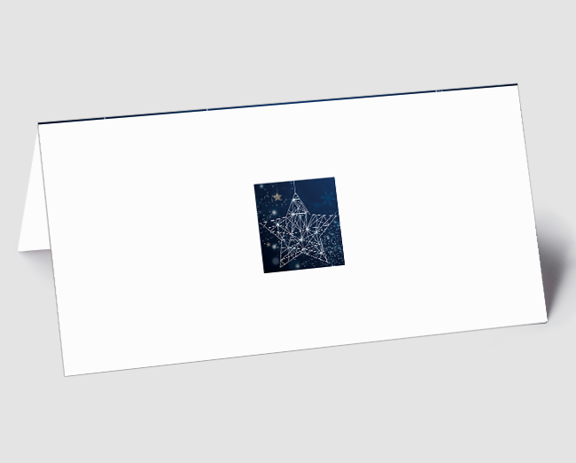 Weihnachtskarte Sternenzauber