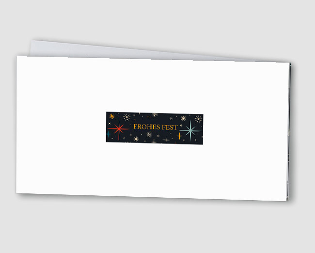 Weihnachtskarte funkelnde Weihnachten