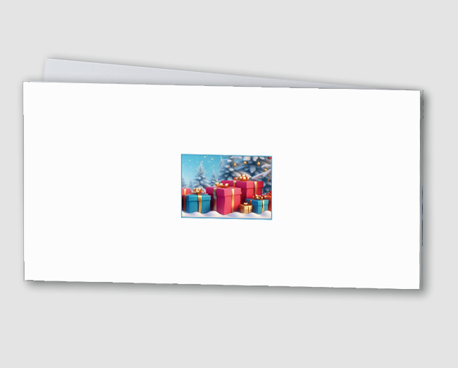 Weihnachtskarte Geschenke