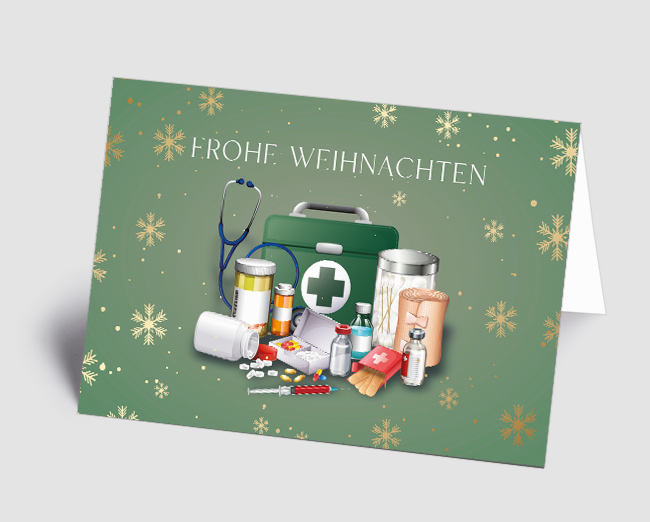 Weihnachtskarte Branche Gesundheitswesen
