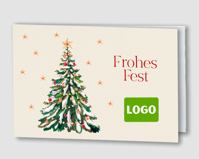Weihnachtskarte Weihnachtsbaum