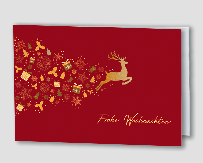 Weihnachtskarte Weihnachtsfunkeln