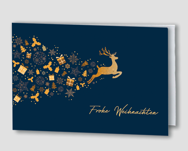 Weihnachtskarte Weihnachtsfunkeln