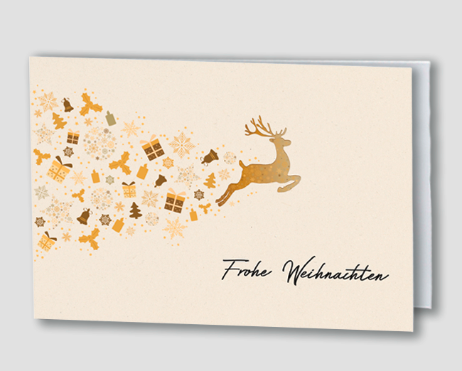 Weihnachtskarte Weihnachtsfunkeln