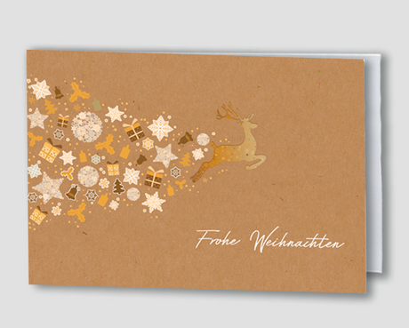 Weihnachtskarte Weihnachtsfunkeln