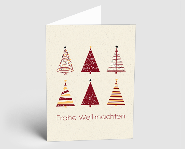 Weihnachtskarte Tannenglanz