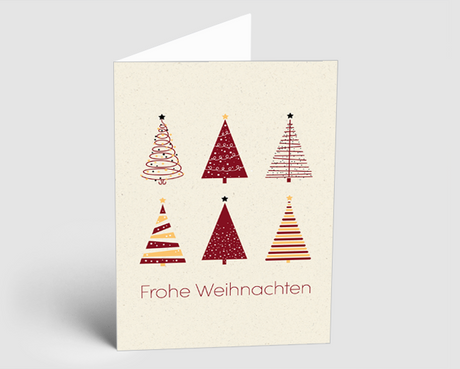 Weihnachtskarte Tannenglanz