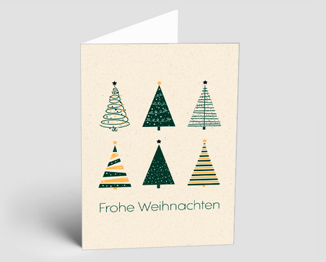 Weihnachtskarte Tannenglanz
