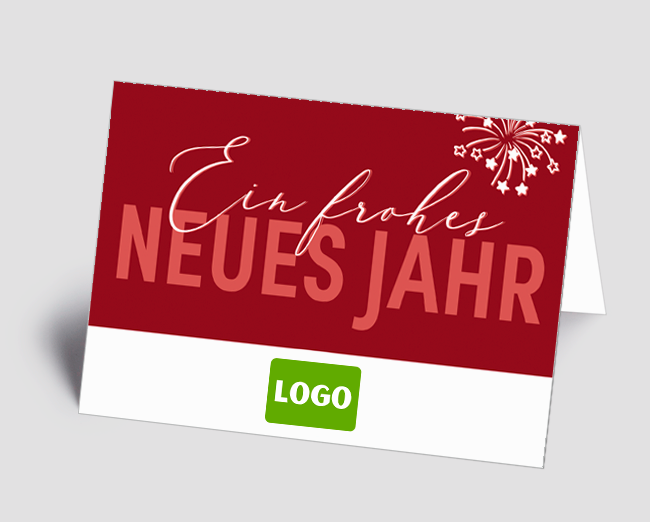 Weihnachtskarte Neujahrsgrüße
