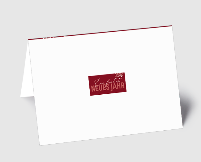 Weihnachtskarte Neujahrsgrüße