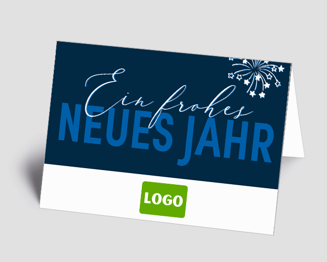 Weihnachtskarte Neujahrsgrüße