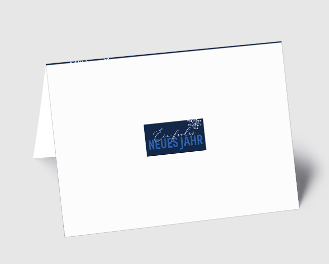 Weihnachtskarte Neujahrsgrüße