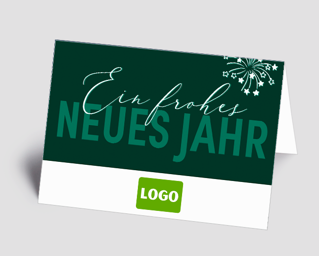 Weihnachtskarte Neujahrsgrüße