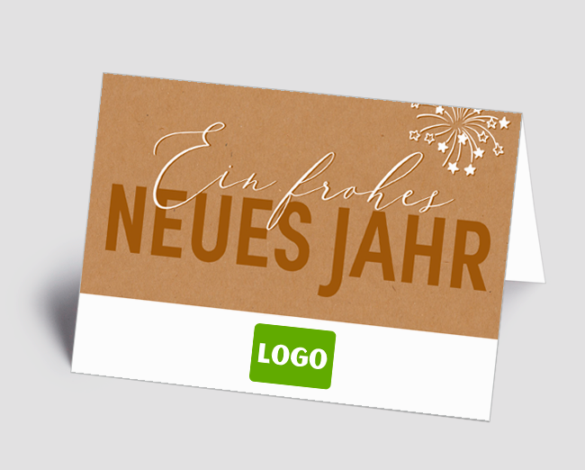 Weihnachtskarte Neujahrsgrüße