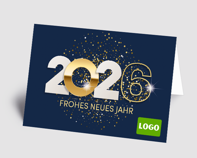 Weihnachtskarte Jahreswechsel