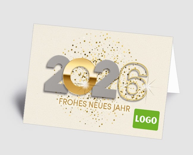 Weihnachtskarte Jahreswechsel