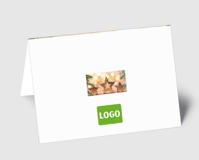 Weihnachtskarte Sternentrio