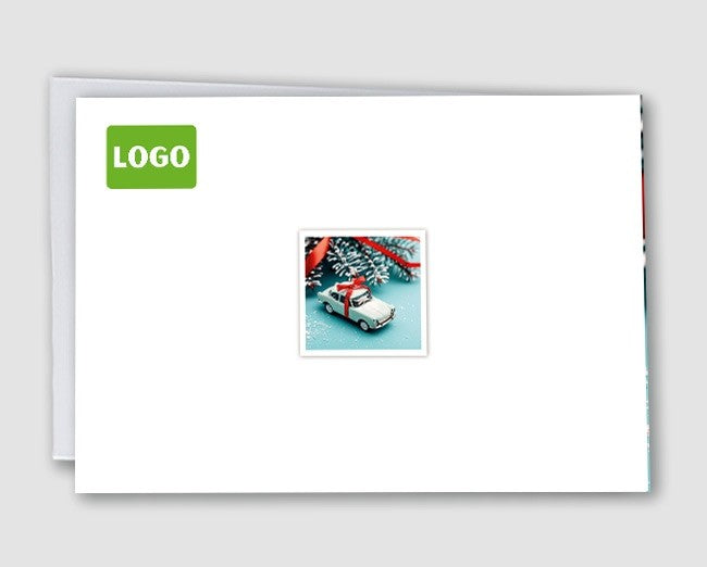 Weihnachtskarte Branche Auto - Geschenk