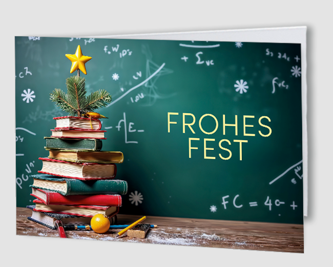 Weihnachtskarte Branche Bildung