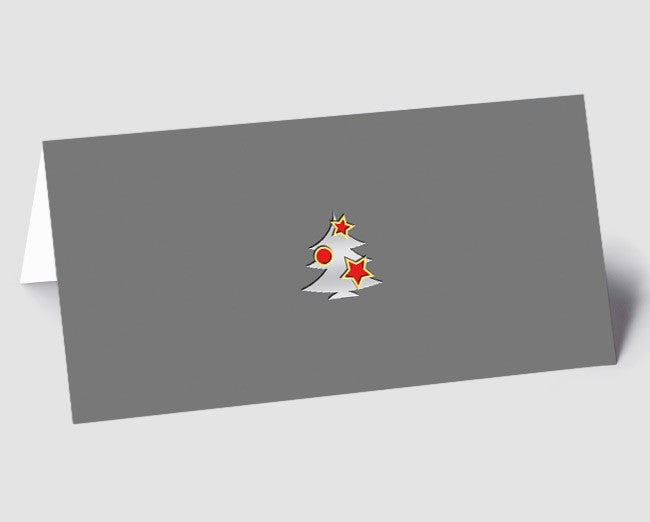 Weihnachtskarte Bäume