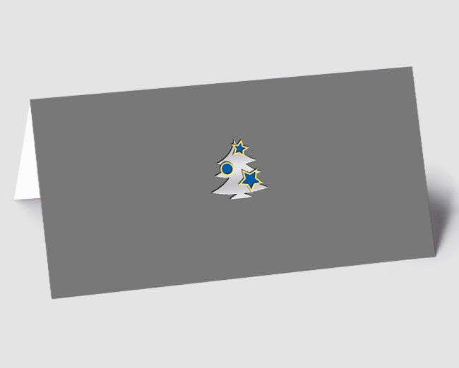 Weihnachtskarte Bäume